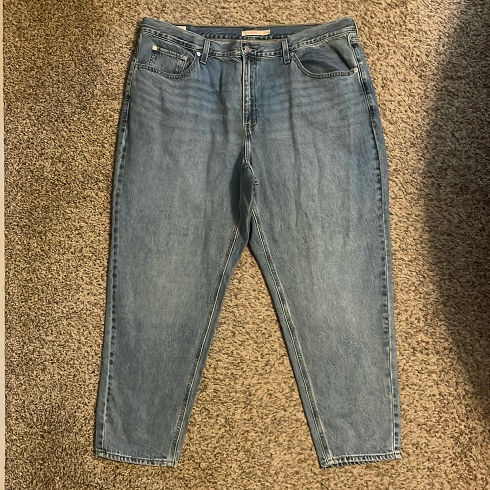 Levi's High Rise 80’s Mom Jeans - Light Blue 20W